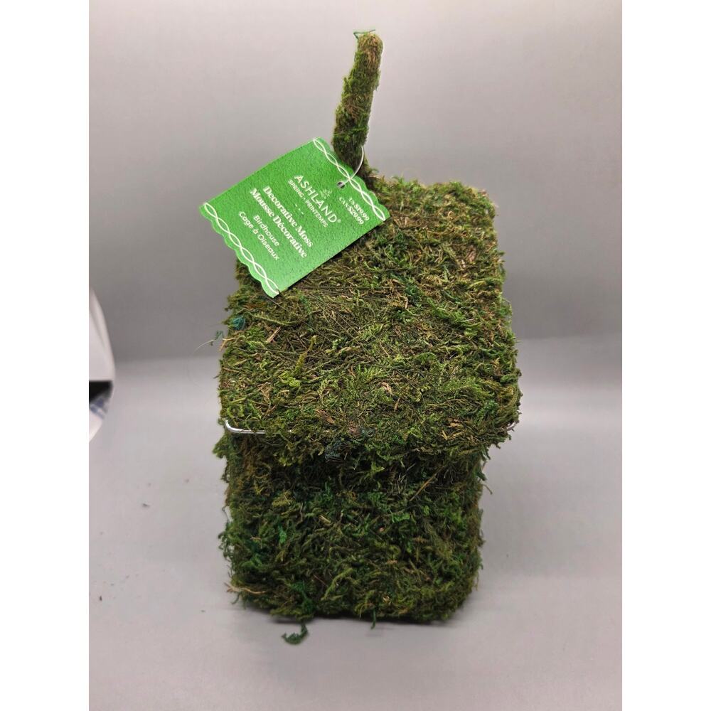 Ashland Decorative Moss Birdhouse - Picture 2 of 5